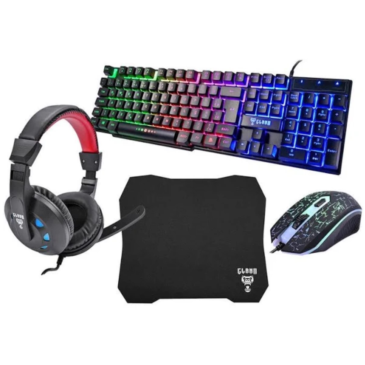 Combo Gamer Teclado + Mouse + Headset Clanm CL-Mundoware03